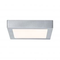 Pavé lumineux LED 220x220mm 12,5W 230V chrome mate alu (70649)