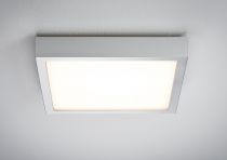 Pavé lumineux LED 220x220mm 12,5W 230V chrome mate alu (70649)