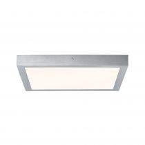 Pavé lumineux LED 400x400mm 20,5W 230V chrome mate alu (70651)