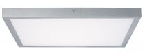 Pavé lumineux LED 600x600mm 26W 230V blanc mate alu (70652)