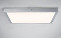 Pavé lumineux LED 600x600mm 26W 230V blanc mate alu (70652)