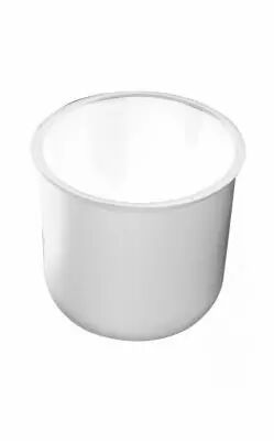 Pavillon cylindrique avec vis d\'arr�t blanc (241983)
