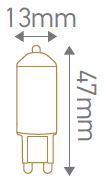 Pépite LED G9 2W 3000K 200Lm (161156)