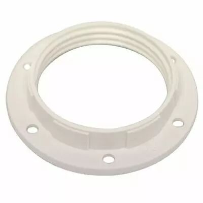 Petite bague pour douille E27 Blanc , diam�tre 57 mm (218433)