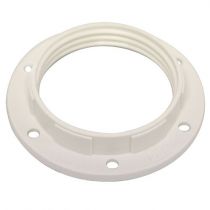 Petite bague pour douille E27 Blanc , diamétre 57 mm (218433)