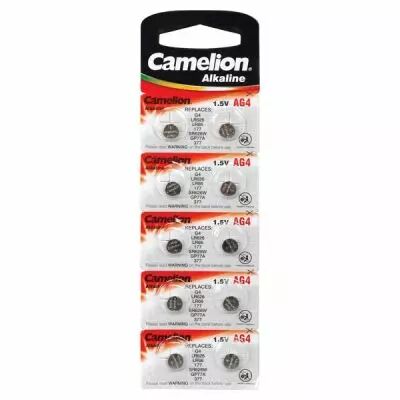 Pile bouton pour montre 1.5v-18mah lr626/ag4 (10 pcs/bl) (V377AC)