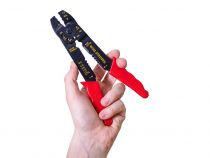 Pince à sertir économique 8 pour connecteurs fast-on (3696L)