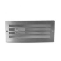 PITON E27 SPOT ENCASTRABLE IP44 RECTANGLE GRILLE INOX 304 (70745)