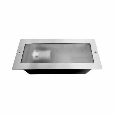 PITON E27 SPOT ENCASTRABLE IP44 RECTANGLE INOX 304 (70746)