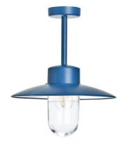 Plafonnier  BELCOUR N°4 bleu pétrole (BC102458)