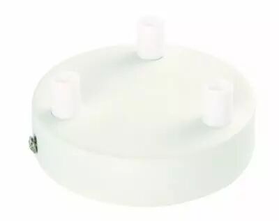 Plafonnier Acier Blanc Trois sorties (187525)