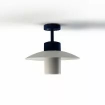 Plafonnier Aubanne N&deg;2 Bleu acier Diffuseur d&eacute;poli (101004065)