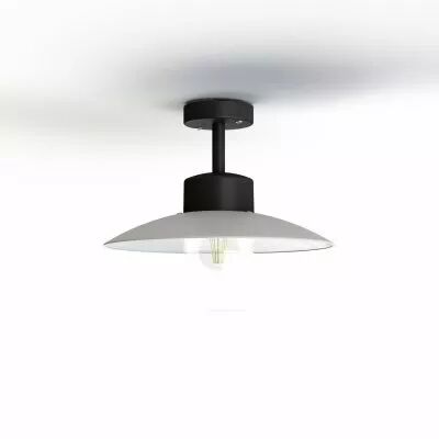 Plafonnier Aubanne N�2 Gris anthracite Diffuseur d�poli (101004006)