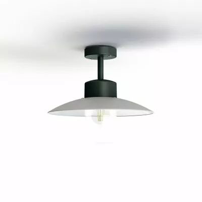 Plafonnier Aubanne N�2 Gris ardoise Diffuseur d�poli (101004059)