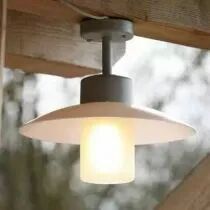 Plafonnier Aubanne N&deg;2 Rouille Diffuseur d&eacute;poli (101004046)