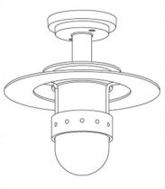 Plafonnier KENT rouge trafic (KE101456)