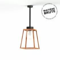 Plafonnier Lampiok 2 N&deg;1 Cuivre brut 082 (178001082)