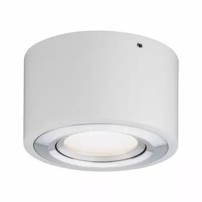 Plafonnier LED Argun 1 flamme 4,8 W Blanc d�poli/Alu bross� (79708 )