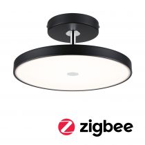 Plafonnier LED Hildor Smart Home Zigbee 3.0    2700K 2000lm 230V 25W gradable Noir mat, Chrome