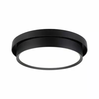 Plafonnier LED Malik 3-Step-Dim    2700K 850lm 230V 13,5W gradable Noir mat