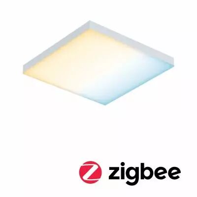 PlafonnierVelora Panneau LED ZB TunW 225x225mm _W Blanc d�poli 230V M�tal (79824)