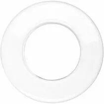 Plaque 1 poste, céramique-blanc (DSR 00-00-0-00-1-1-01)