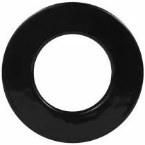 Plaque 1 poste, céramique-noir (DSR 00-00-0-00-1-1-02)