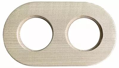 Plaque 2 postes, Bois - �rable (DSR 00-00-0-00-1-2-23)