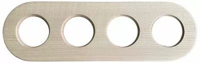 Plaque 4 postes, bois-�rable (DSR 00-00-0-00-1-4-23)
