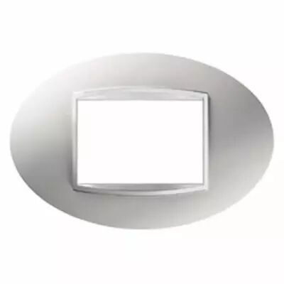 Plaque art - en technopolym�re - 3 modules - blanc cr�me - chorus