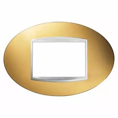 Plaque art - en technopolym�re m�tallis� - 3 modules - or - chorus
