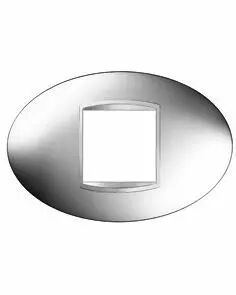 Plaque art - en technopolym�re m�tallis� - 4 modules - chrome - chorus
