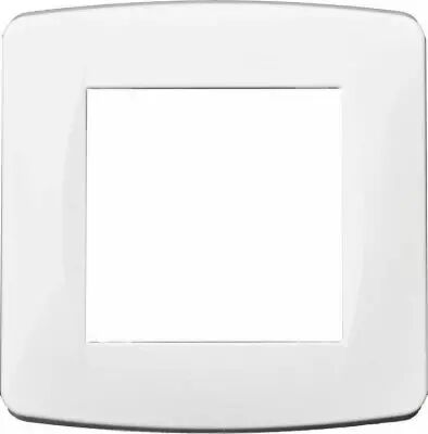 Plaque blanche 1 poste