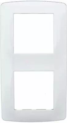 Plaque blanche 2poste. ent71mm