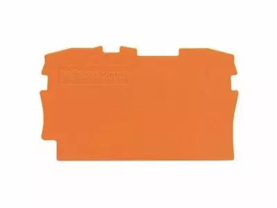 Plaque d\'extr�mit� et interm�diaire de 0,8 mm d\'�paisseur, orange (WG20021292)