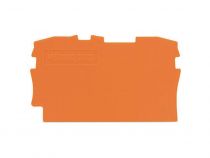 Plaque d\'extrémité et intermédiaire de 0,8 mm d\'épaisseur, orange (WG20021292)