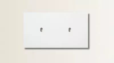 Plaque de finition double en corian pour m�canismes � leviers - Font Barcelona 5.1, BRIDGE