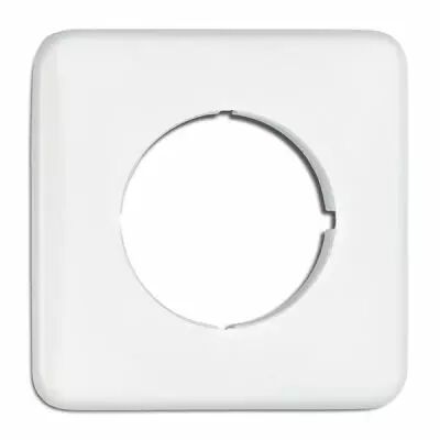Plaque de finition simple bakelite noire hors tel-tv-rj45-enceintes-variateurs (119330)