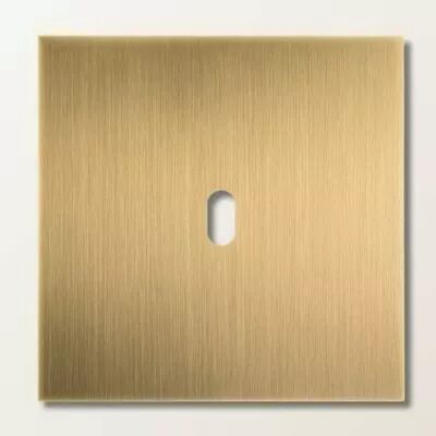 Plaque de finition simple blanc patin� pour m�canismes � leviers - Font Barcelona 5.1, BRIDGE