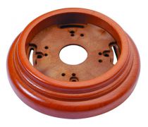 Plaque de finition simple en bois htre, couleur miel pour interrupteurs Dimbler