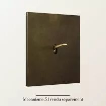 Plaque de finition simple en bronze vieilli pour mécanismes à leviers - Font Barcelona 5.1, BRIDGE