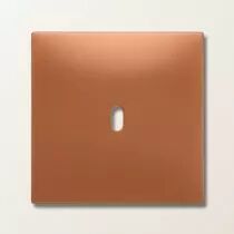 Plaque de finition simple en laiton cuivre brillant pour mécanismes à leviers - Font Barcelona 5.1, BRIDGE
