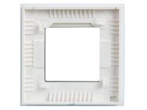 Plaque de recouvrement en verre pour bticino® livinglight (blanc) (VMBGP1SW)