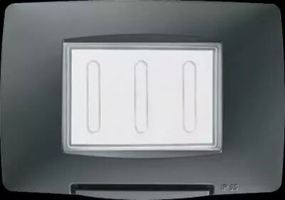 PLAQUE �TANCHE 4P IP55 NOIR