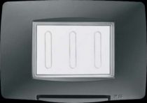 PLAQUE TANCHE 4P IP55 NOIR