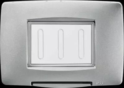 PLAQUE �TANCHE 4P IP55 TITANE