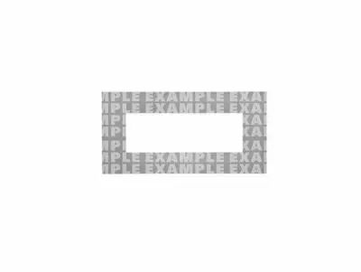 PLAQUE GEO 6P BLANC