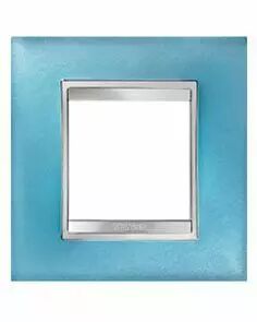 Plaque lux - en verre - 2+2+2+2 modules horizontal - aigue-marine - chorus