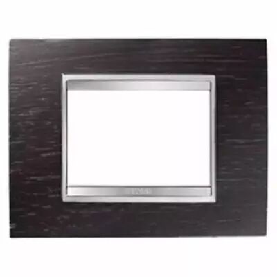Plaque lux rectangulaire  - bois - 3 modules - wengu� - chorus