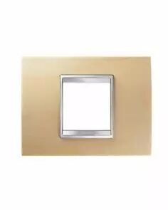 Plaque lux rectangulaire  - bois - 6 modules - �rable - chorus